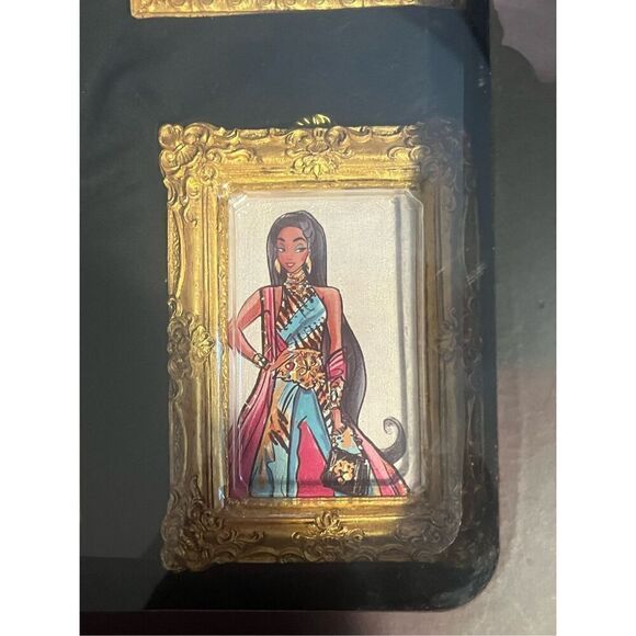 Disney Designer Collection Set of 6 Princess Ornaments - Picture 4 of 9